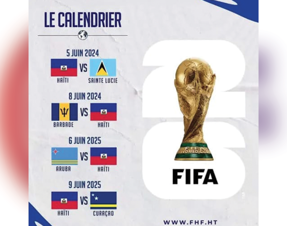 Haïti connait le calendrier de ses matchs